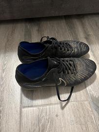 nike tiempo pro nero-blu