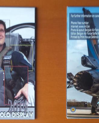 175 - DEPLIANT + SEGNALIBRO BELGIAN AIR FORCE F16