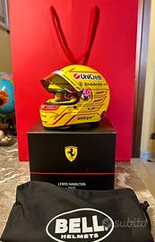 Mini casco Lewis Hamilton Ferrari 2025
