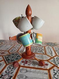 Portatazzine in legno 