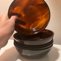 Ciotole in lucite effetto tartarugato