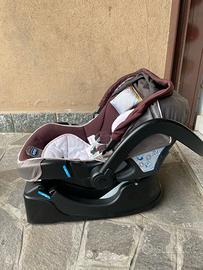 Chicco seggiolino auto gruppo 0+ con base auto uni