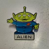 Spilla in metallo smaltato vintage Alien Toy Story