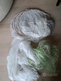 3 zanzariere da soffitto / letto