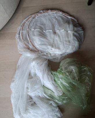 3 zanzariere da soffitto / letto