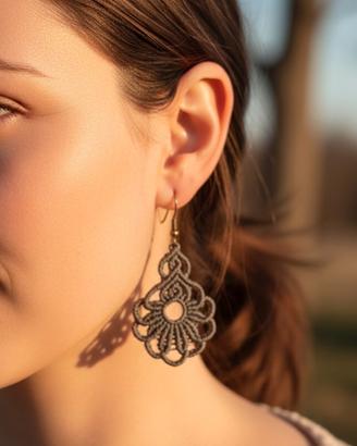 Orecchini Macramè Artigianali