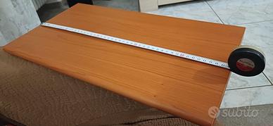 Mensole ciliegio grandi e piccole con tasselli a s