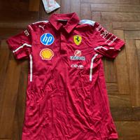 Polo della squadra Scuderia Ferrari 2025