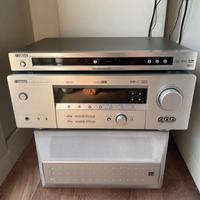 Yamaha stereo, lettore dvd e casse