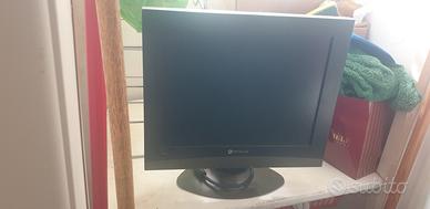 monitor e luce a neon con presa