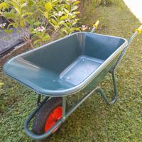 Carriola in plastica SMAI vedeverde 100 litri