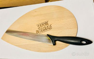 Coltello Pane Fiskars + Tagliere e Ceppo!