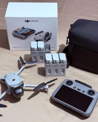 Drone DJI Lito X1 con 3 batterie