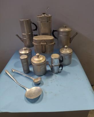 Set di 11 pezzi vintage 