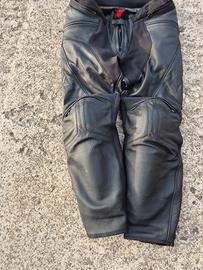 Pantaloni Moto Pelle Traforata Dainese Pony 3