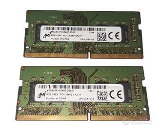 RAM DDR4 16Gb SODIMM 2666 Mhz marca Micron