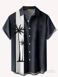 Camicia hawaiana a maniche corte leggera