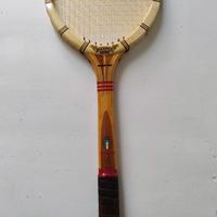Racchetta da tennis vintage in legno Dunlop 71/72