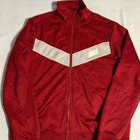 Felpa tracksuit nike vintage con zip bordeaux