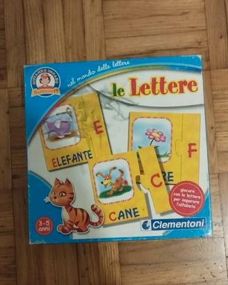 gioco lettere alfabeto clementoni per bambini