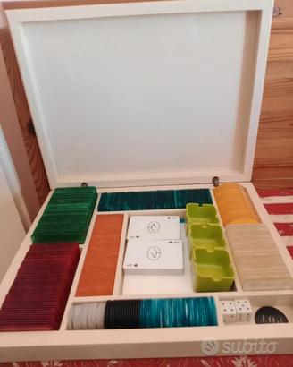 Valigetta Fiches RARA in madreperla COMPLETA