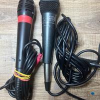 2 microfoni Vivanco dm 20 e Singstar + cavi