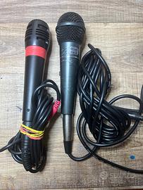 2 microfoni Vivanco dm 20 e Singstar + cavi