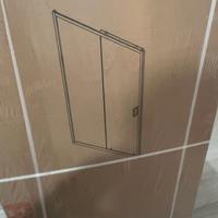 Nicchia doccia 140 cm vetro temperato stampato