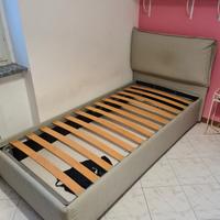Letto singolo con contenitore