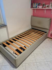 Letto singolo con contenitore