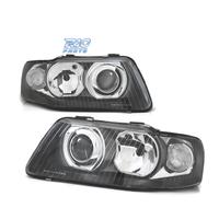 FARI AUDI A3 8L 00-03 LENTE FONDO NERO