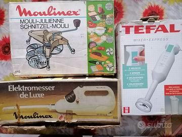 Passapomodoro, coltello elettrico e mixer frullat