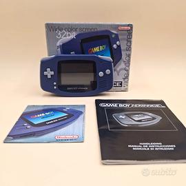 Nintendo Game Boy Advance GBA AGB-001 Indigo Viola