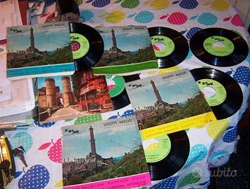 9 DISCHI VINILE IN GENOVESE GIUSEPPE MARZARI