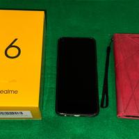 Realme 6 128 GB 4 GB RAM White + doppia Cover