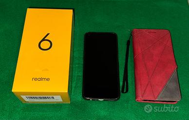 Realme 6 128 GB 4 GB RAM White + doppia Cover