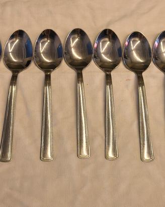 set di cucchiai da minestra in acciaio inox