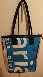 BORSA SHOPPING MALEFATTE VENEZIA in PVC riciclato