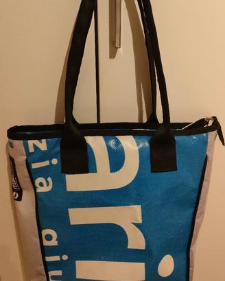 BORSA SHOPPING MALEFATTE VENEZIA in PVC riciclato