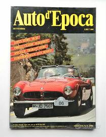 Rivista Auto d'Epoca Anno VII N. 9 Settembre 1990