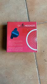 Luce bici con messaggio
