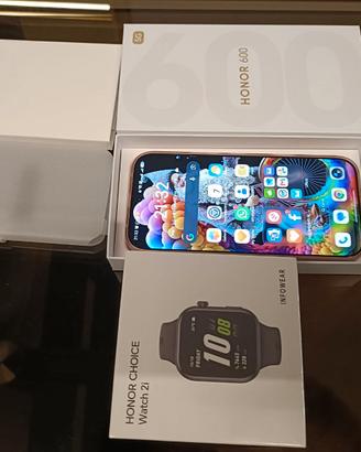 honor 600 + Honor Choice Watch 2i
