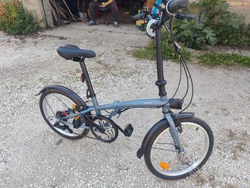 Bici pieghevole BTWIN 120 grigia

