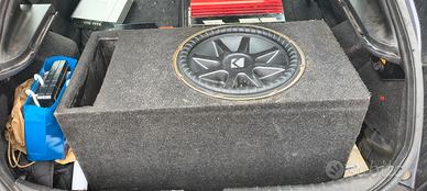 Subwoofer kicker 38 cm 1600
