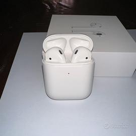 AirPods 2ª Gen. Originali Apple +Custodia Wireless