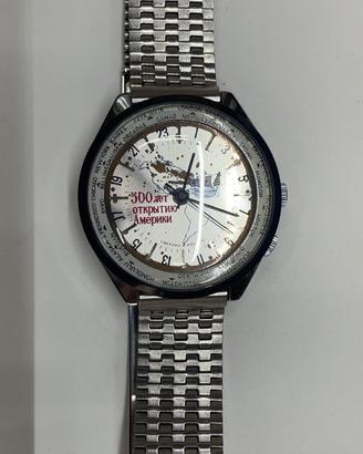 Orologio Raketa World Time scoperta America