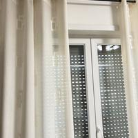 Set 2 tende in lino con anelli – 252 cm altezza –