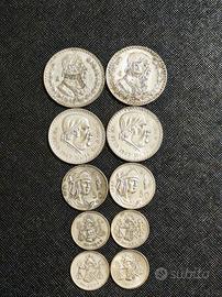 Lotto Messico 10 monete argento 