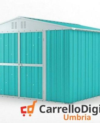 Box struttura lamiera Acciaio 327x307 azzurro