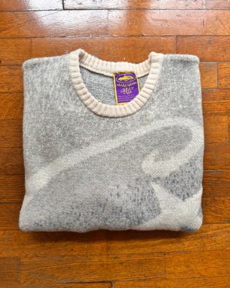 Maglione Corteiz C-Star Knit Sweater Grigio Panna